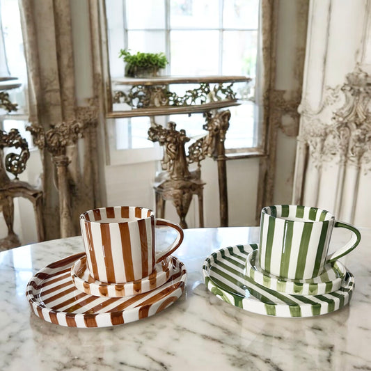 Rumalie Striped Mug Set